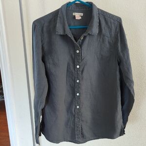 Gray Button-Up Shirt